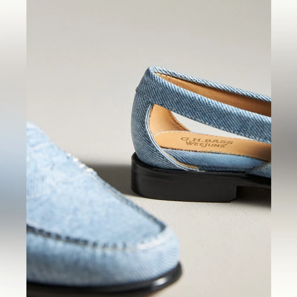 New  Anthropologie x GH Bass Whitney loafers 7.5